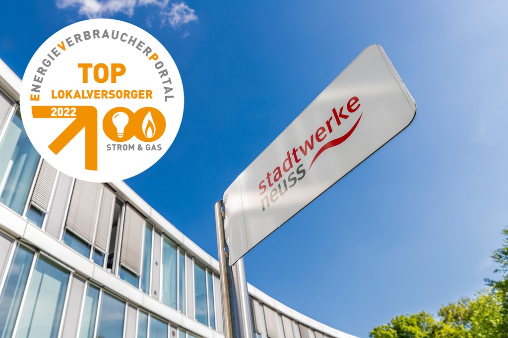 Die Stadtwerke Neuss wurden erneut als „TOP-Lokalversorger“ für Strom und Gas ausgezeichnet.